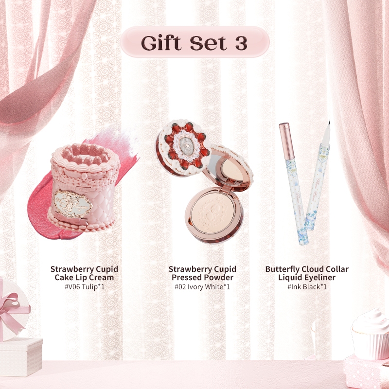 Ảnh Set mỹ phẩm trang điểm FLOWER KNOWS gồm son môi và bảng phấn mắt 4