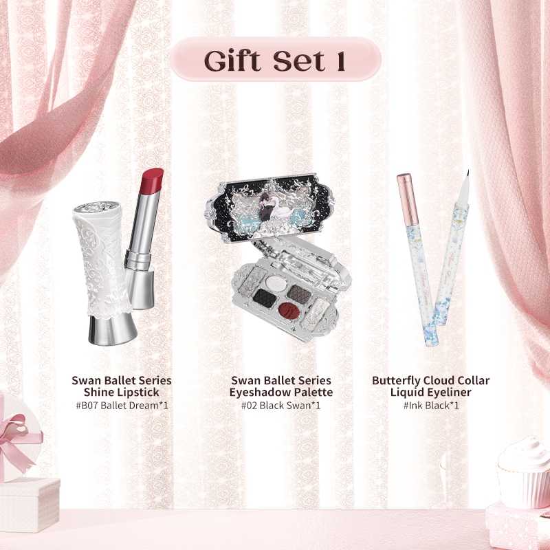 Ảnh Set mỹ phẩm trang điểm FLOWER KNOWS gồm son môi và bảng phấn mắt 2