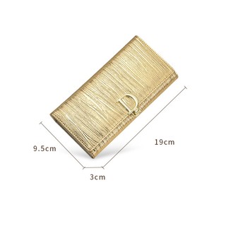 Banyanu Thời Trang Da Thật Chính Hãng Ví Dài Nữ Dung Tích Lớn Gấp Thẻ Đa Năng Ly Hợp