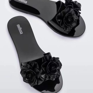 Giày nữ Melissa phong cách mới 2025 Giày thạch Dép bệt Camellia