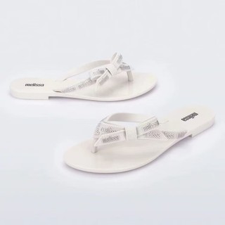 Giày nữ Melissa phong cách mới 2025 Nơ đế lật phẳng