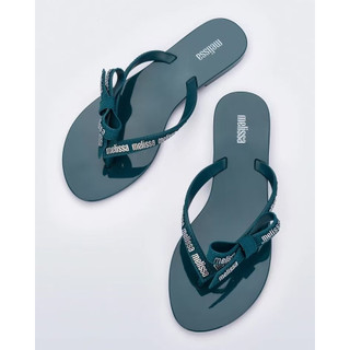 Giày nữ Melissa phong cách mới 2025 Nơ đế lật phẳng