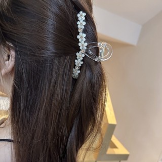 Hàn Quốc Tinh Tế Pha Lê Hoa Lấy Kẹp Tính Khí Thời Trang Kẹp Tóc Cao Cấp Lớn Lấy Kẹp Lưng Đầu Tóc Cá Mập Kẹp 26SC811