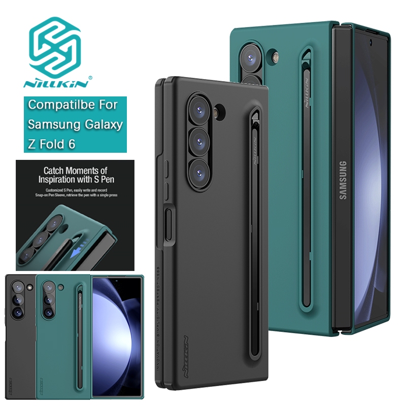 Nillkin Tương Thích Cho Samsung Galaxy Z Fold 6 / Fold 5 Flex Nguyên Chất Lỏng Silicon Cao Su Bảo Vệ Vỏ Điện Thoại Vỏ Bảo Vệ Có Bút Chì