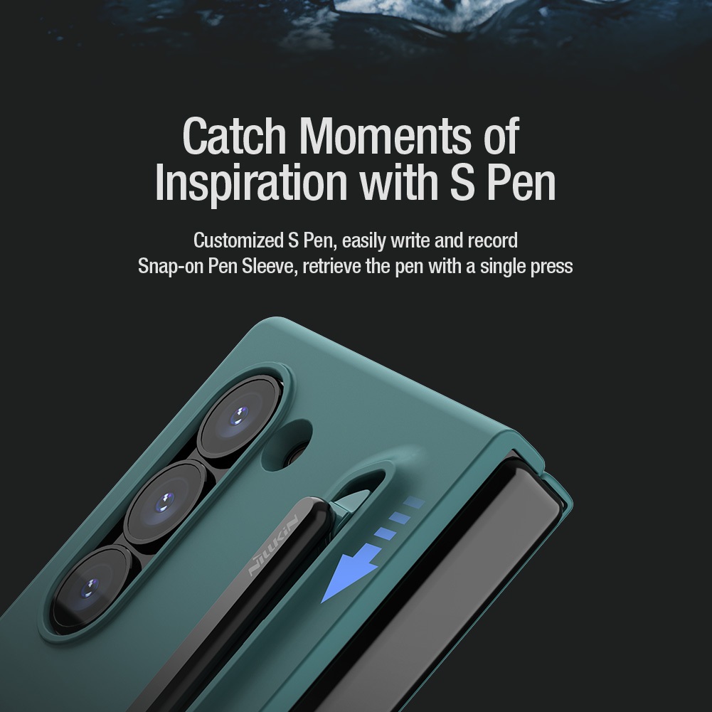 Nillkin Tương Thích Cho Samsung Galaxy Z Fold 6 / Fold 5 Flex Nguyên Chất Lỏng Silicon Cao Su Bảo Vệ Vỏ Điện Thoại Vỏ Bảo Vệ Có Bút Chì