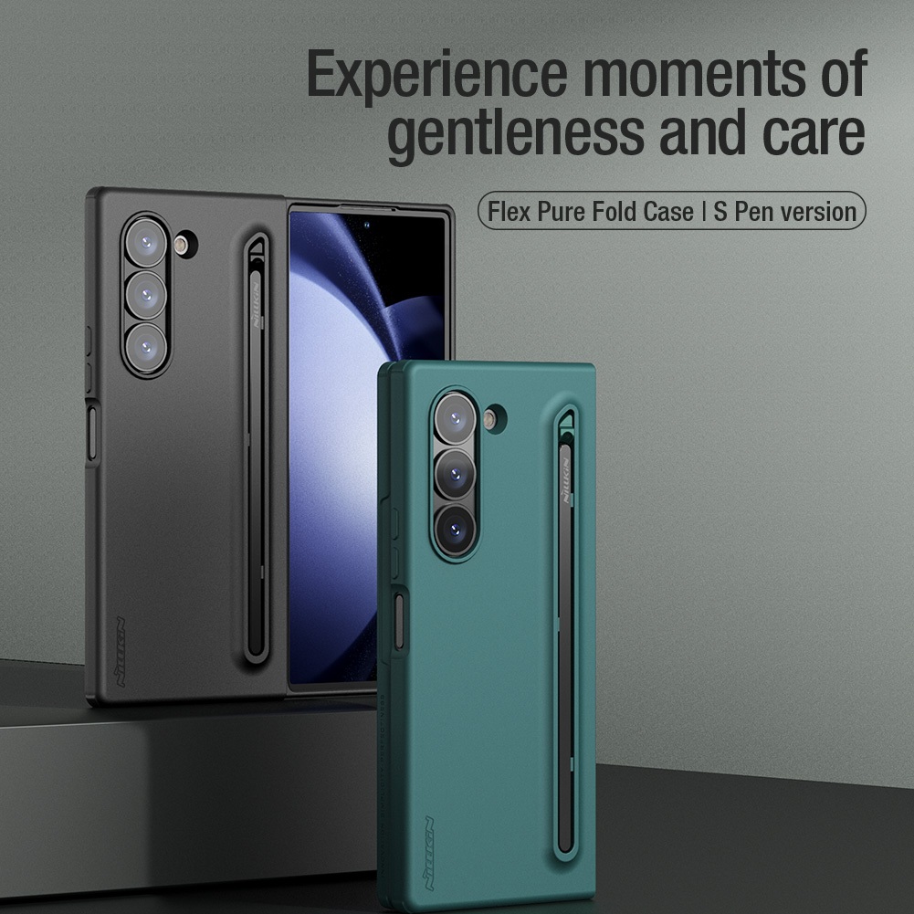 Nillkin Tương Thích Cho Samsung Galaxy Z Fold 6 / Fold 5 Flex Nguyên Chất Lỏng Silicon Cao Su Bảo Vệ Vỏ Điện Thoại Vỏ Bảo Vệ Có Bút Chì