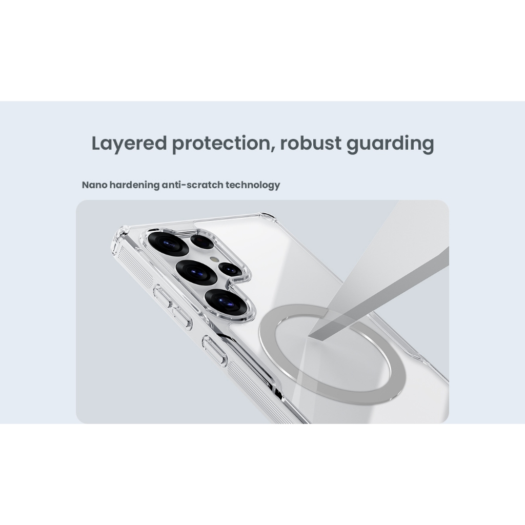 Nillkin Dành Cho Samsung Galaxy S25 Ultra / S25 + / S25 Plus / S24 Ultra / S24 Plus / S24 + Nature TPU Pro Case PC Clear Back Cover Vỏ Điện Thoại Chống Rơi Vỏ Bảo Vệ