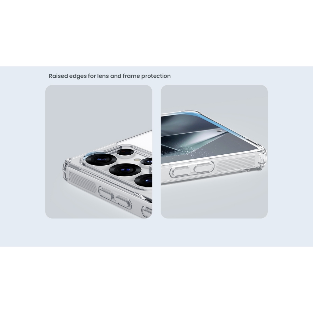 Nillkin Dành Cho Samsung Galaxy S25 Ultra / S25 + / S25 Plus / S24 Ultra / S24 Plus / S24 + Nature TPU Pro Case PC Clear Back Cover Vỏ Điện Thoại Chống Rơi Vỏ Bảo Vệ