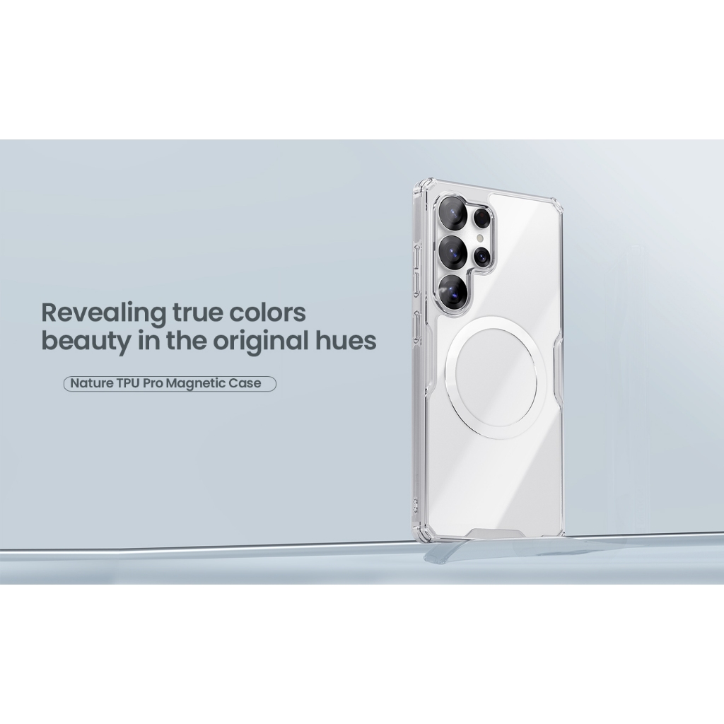Nillkin Dành Cho Samsung Galaxy S25 Ultra / S25 + / S25 Plus / S24 Ultra / S24 Plus / S24 + Nature TPU Pro Case PC Clear Back Cover Vỏ Điện Thoại Chống Rơi Vỏ Bảo Vệ