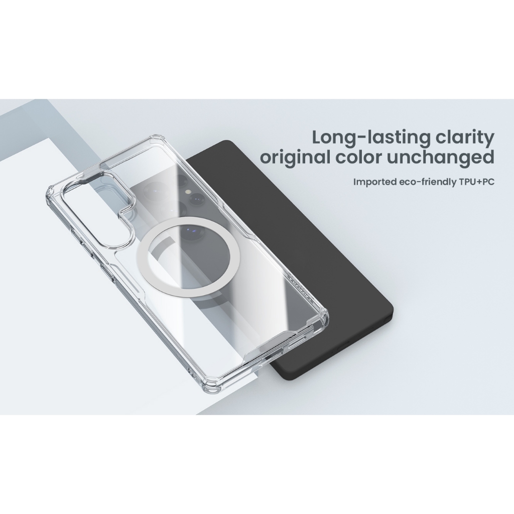 Nillkin Dành Cho Samsung Galaxy S25 Ultra / S25 + / S25 Plus / S24 Ultra / S24 Plus / S24 + Nature TPU Pro Case PC Clear Back Cover Vỏ Điện Thoại Chống Rơi Vỏ Bảo Vệ