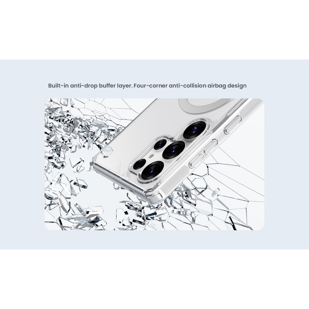 Nillkin Dành Cho Samsung Galaxy S25 Ultra / S25 + / S25 Plus / S24 Ultra / S24 Plus / S24 + Nature TPU Pro Case PC Clear Back Cover Vỏ Điện Thoại Chống Rơi Vỏ Bảo Vệ