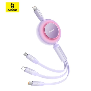 Baseus Dây Cáp Sạc 3 Trong 1 100w / 66w Cho macbook samsung xiaomi