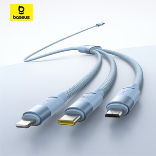 Cáp sạc nhanh ba trong một Baseus StarSpeed USB sang M + L + C