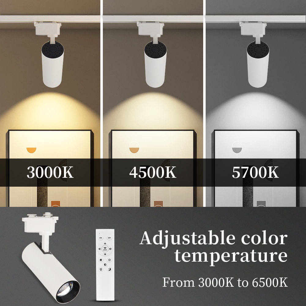 (3 đèn+2 ray)  Đèn Rọi Ray 20W Siêu Sáng LUX ĐÈN ,   Cob Ống Tranh Trang Trí Nhà Cửa Cửa Hàng Siêu Bền