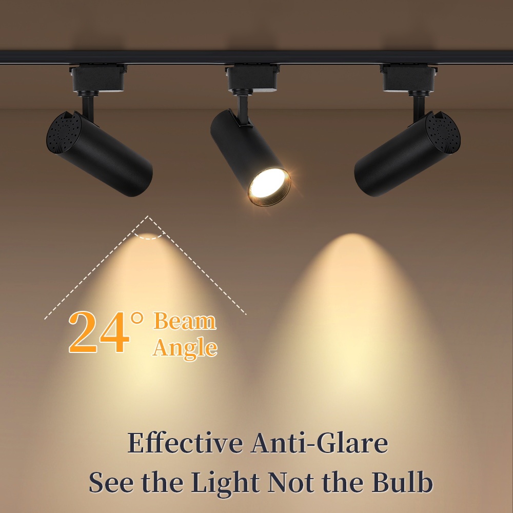 (3 đèn+2 ray)  Đèn Rọi Ray 20W Siêu Sáng LUX ĐÈN ,   Cob Ống Tranh Trang Trí Nhà Cửa Cửa Hàng Siêu Bền