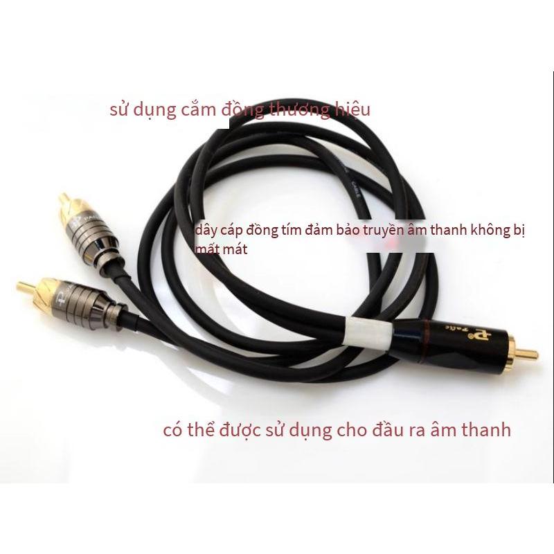 · Tấm n ng g n 🏻 y · Bộ khuếch đại công suất Đầu ra âm thanh One Point Two Lotus Head rca Plug One Point Two Point Two Lotus Head Subwoofer Cable