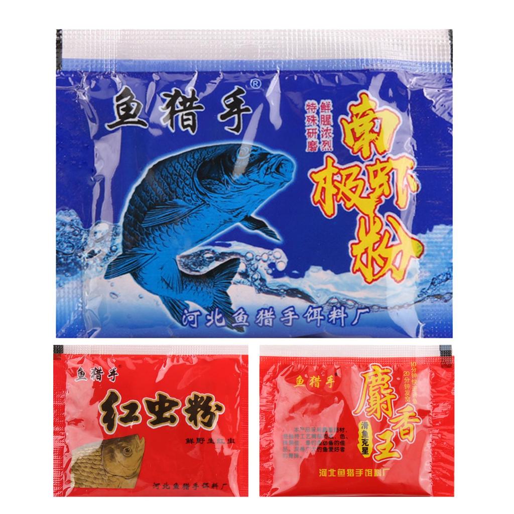 Bột Thơm Câu Cá Mồi Cá Thu Hút 10g Bột Tự Nhiên Mồi Cá Phụ Gia Cá Cô Đặc Cao