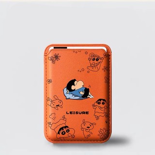 Hộp đựng thẻ ví họa tiết Crayon Shinchan dễ thương cho iPhone 13 12promax15pro 15promax 14 14promax 14 Pro 16 16plus 16 Pro Max 11