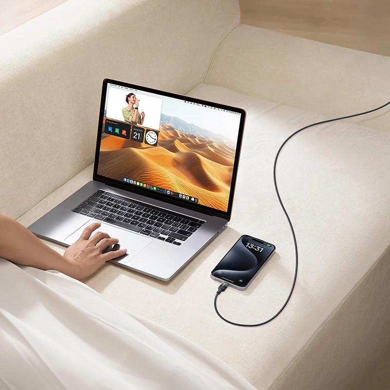 Cáp sạc nhanh Baseus Discolor Series 100W USB-C sang USB-C