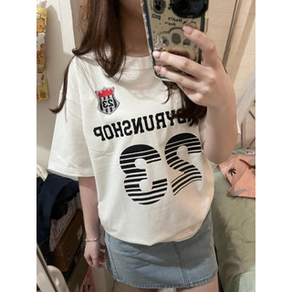 [100% Cotton Tee] Áo thun ngắn tay Oversize Nữ Baggy Loose Top Nữ Độc đáo Ootd 2025 Lives