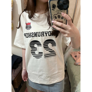 [100% Cotton Tee] Áo thun ngắn tay Oversize Nữ Baggy Loose Top Nữ Độc đáo Ootd 2025 Lives
