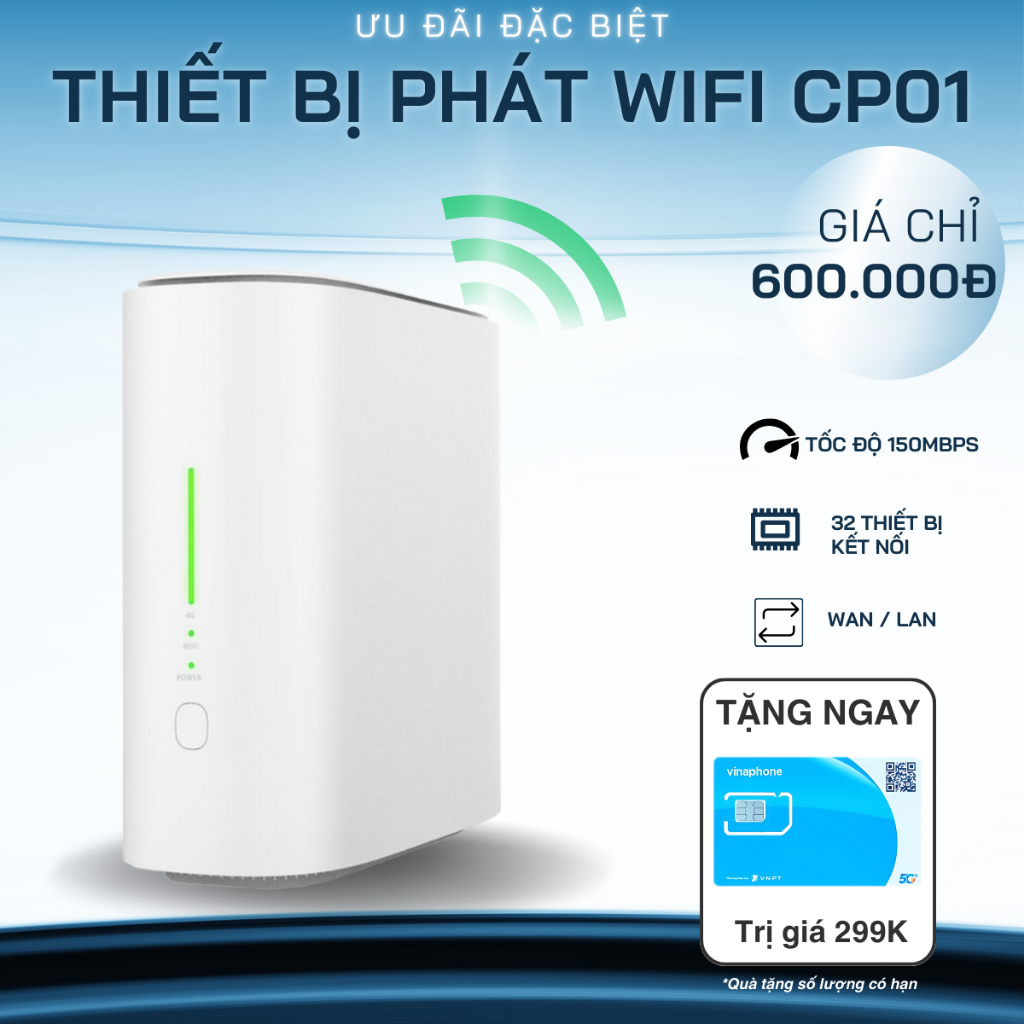 [TẶNG VINA 500GB] FLYMODEM CP01 Thiết Bị Phát Wifi Cục Phát Wifi Bằng ...