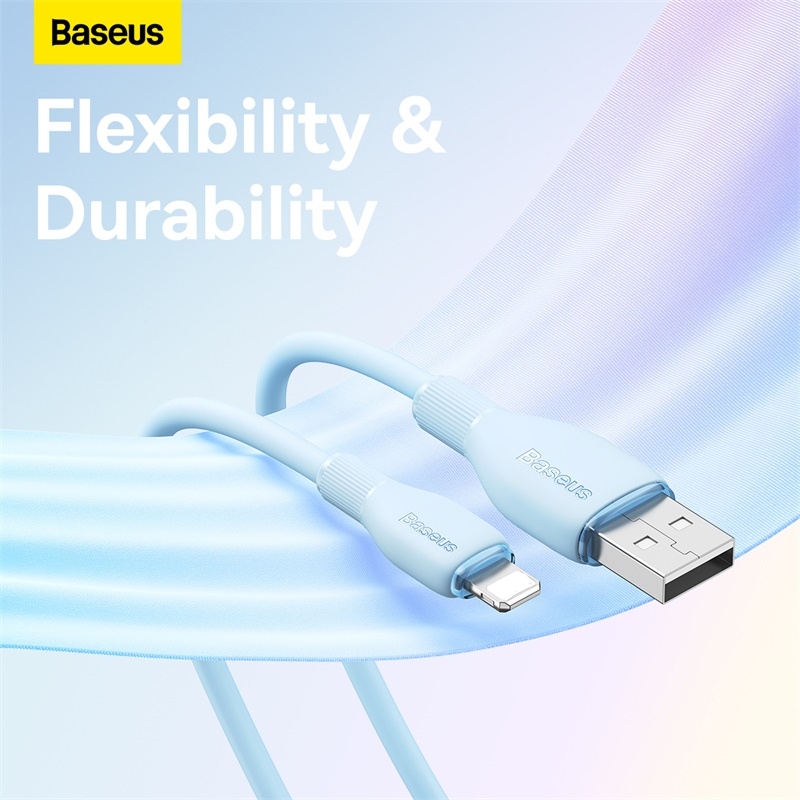 Ảnh Dây cáp sạc nhanh BASEUS Pudding Series 2.4A thích hợp cho Phone 1