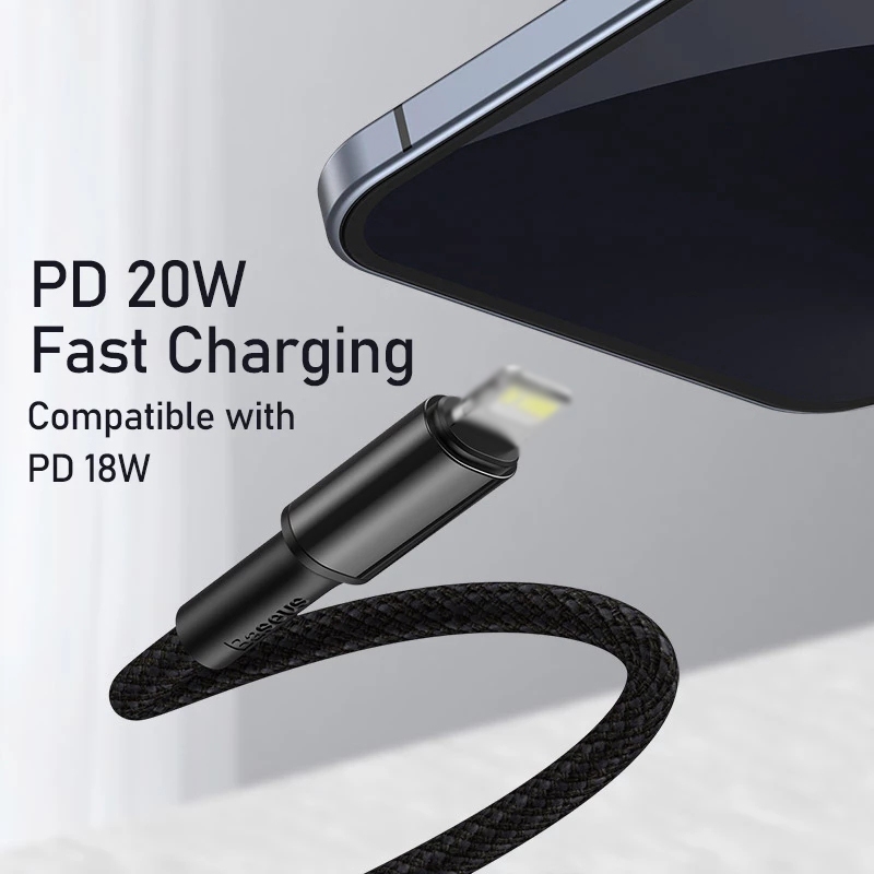 Ảnh Cáp Sạc Nhanh Baseus Cổng USB C Sang 20W Cho Phone 1