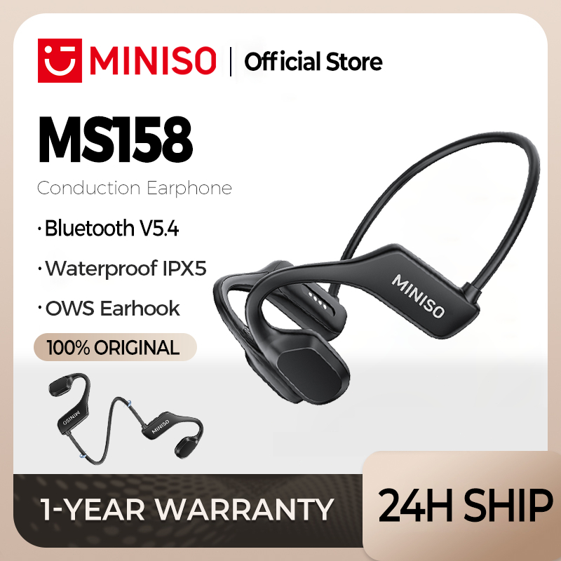Tai nghe không dây MINISO MS158 Dẫn truyền xương Bluetooth 5.4 Tai nghe ...