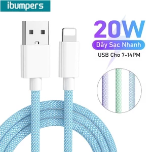 ibumpers Loại USB Sang L PD 3.0 Cáp Sạc Nhanh Dây USB-IP 3A