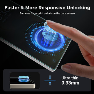 Ugreen 2 Miếng Dán Bảo Vệ Màn Hình HD Không Biên Giới Cho Samsung S25 Ultra Kính Cường Lực Siêu Cường Lực