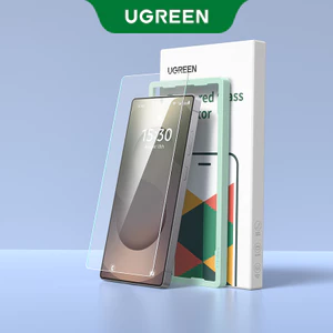 Ugreen 2 Miếng Dán Bảo Vệ Màn Hình HD Không Biên Giới Cho Samsung S25 Ultra Kính Cường Lực Siêu Cường Lực