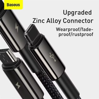 Dây Cáp Baseus 3.5A 3 Trong 1 Đầu USB Sang M + L + C 1.5m
