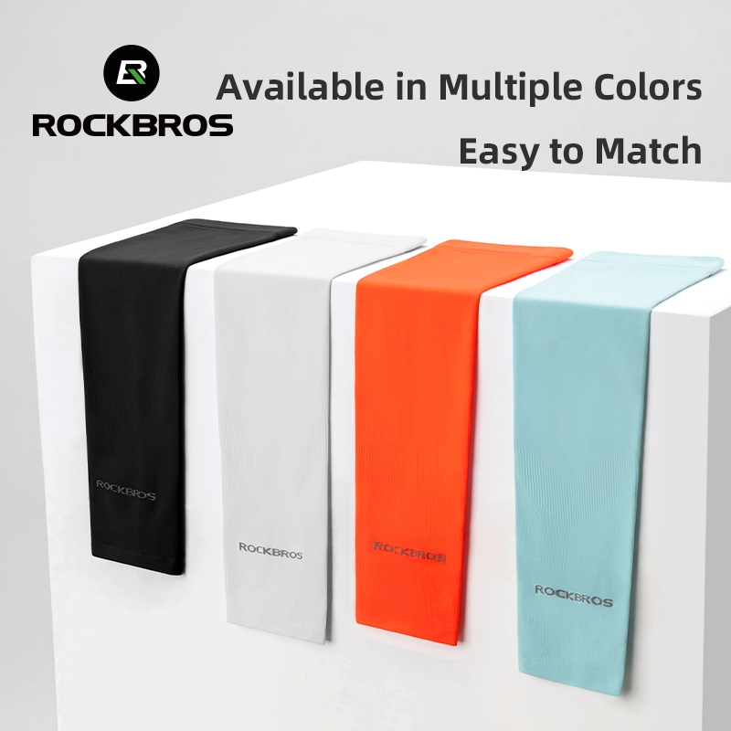 ROCKBROS Găng Cánh Tay Chống Nắng Bằng Lụa Lạnh Thoáng Khí RockBros