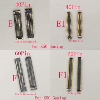 2-10 Chiếc USB Màn Hình Lcd Pin FPC Kết Nối Cắm Cho Xiaomi Mi 11 Ultra M11 Redmi K50 Chơi Game Cá Mập Đen 2 Pro Helo 40 50 60 Pin 11Pro AWM-A0 SKW-H0 2Pro Mi11 Sạc Flex Board
