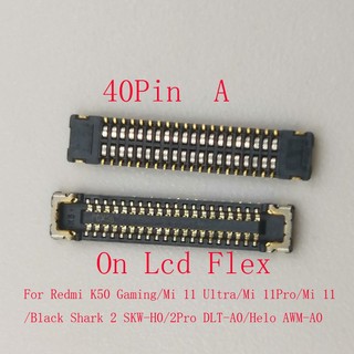 2-10 Chiếc USB Màn Hình Lcd Pin FPC Kết Nối Cắm Cho Xiaomi Mi 11 Ultra M11 Redmi K50 Chơi Game Cá Mập Đen 2 Pro Helo 40 50 60 Pin 11Pro AWM-A0 SKW-H0 2Pro Mi11 Sạc Flex Board