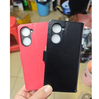 Vivo Y18t Y03 Y03T Y18i y18 y28s y18e y37 T3 LITE iQOO Z9 Lite Vỏ da doanh nhân có khóa có thể gập lại có ví dây và vỏ điện thoại
