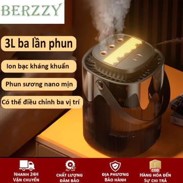máy phun sương Máy tạo độ ẩm dung tích lớn 3L, sương tạo độ ẩm, máy tạo độ ẩm hương liệu dung tích lớn, độ ẩm, độ ẩm USB im lặng, khuếch tán tinh dầu,