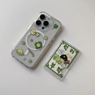 Ốp bảo vệ thẻ trong suốt họa tiết chanh may mắn phong cách Hàn Quốc cho iPhone 11pro 13 12promax 15pro 15promax 14 14promax 14pro 16 pro max 16 plus ốp lưng trong suốt