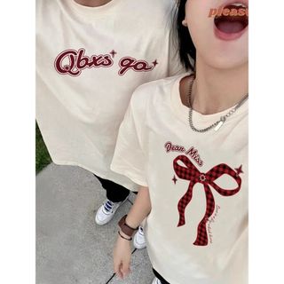 Mới 100% Cotton Plus Size 4XL Tay Ngắn Oversize Áo Thun Nữ Plus Size Tee Rời Thương Hiệu Địa Phương Người Phụ Nữ