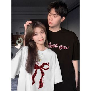 Mới 100% Cotton Plus Size 4XL Tay Ngắn Oversize Áo Thun Nữ Plus Size Tee Rời Thương Hiệu Địa Phương Người Phụ Nữ
