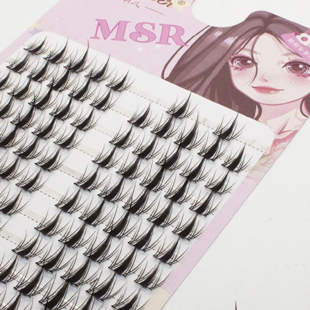 Cụm DIY Nối Mi Mở Rộng Premade Khối Lượng Mềm Giả Nở Wispies Lông Tơ Lông Mi Chuyên Nghiệp Salon Sử Dụng
