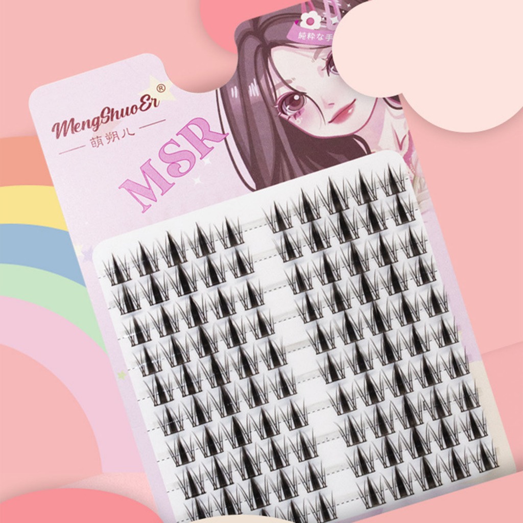 Cụm DIY Nối Mi Mở Rộng Premade Khối Lượng Mềm Giả Nở Wispies Lông Tơ Lông Mi Chuyên Nghiệp Salon Sử Dụng