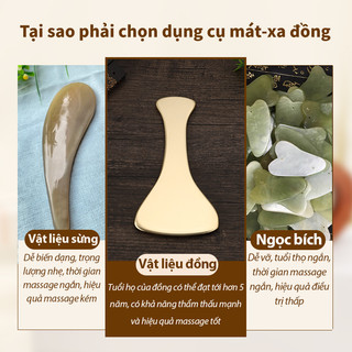 Đồng Gua Sha Dụng Cụ Gua Sha Ban Dụng Cụ Massage Giảm Cân Gua Sha Massage Ban Gua Sha Ban Massage Body Massage Physotherap