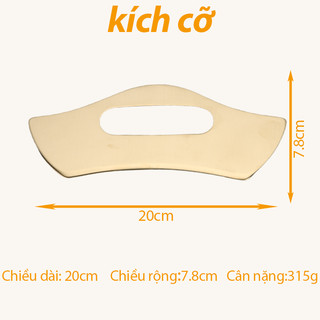 Bảng cạo Guasha Massage Scraper Áp lực Acupoint Massager Facial Body Gua Sha Giảm đau Fascia Dao Đồng nguyên chất