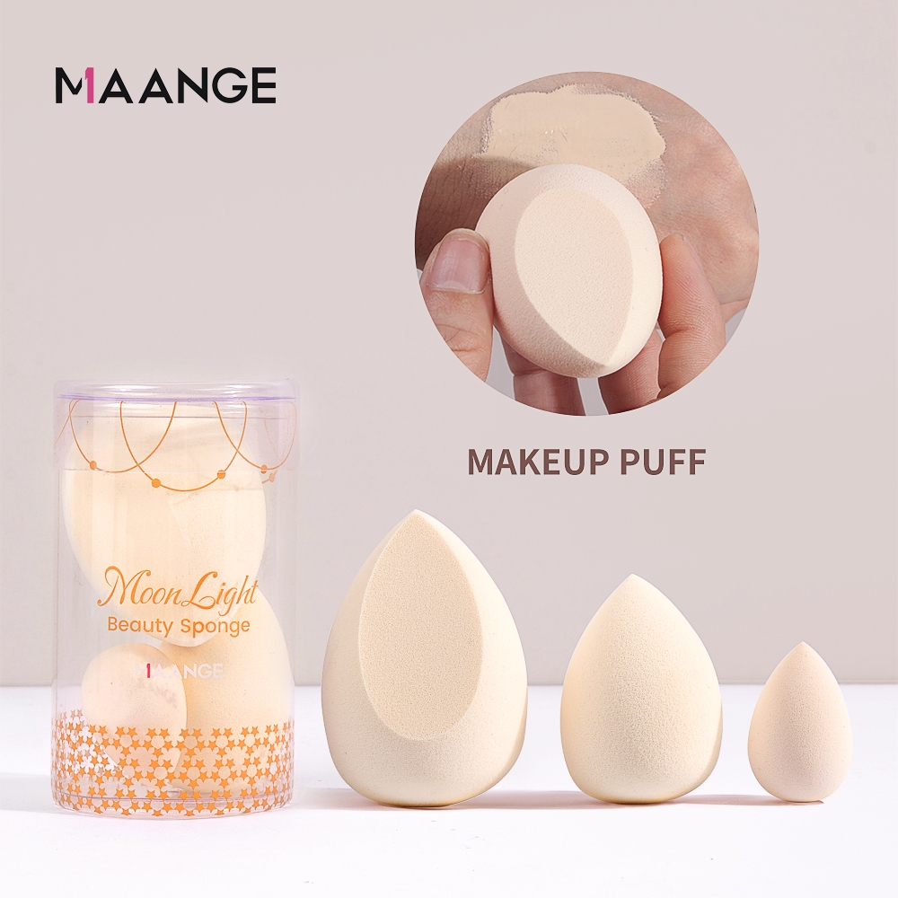 Set 3 Mút Trang điểm MAANGE Dùng Tán Kem Nền Hoặc Đánh Nền 5965