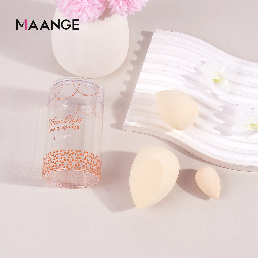 Set 3 Mút Trang điểm MAANGE Dùng Tán Kem Nền Hoặc Đánh Nền 5965