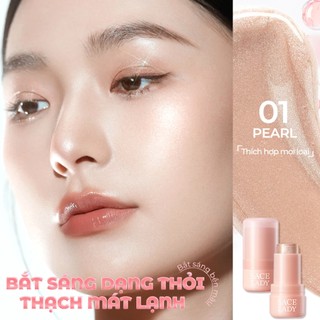Bắt Sáng SACE LADY Nước Rạng Rỡ Lâu Trôi Phát Sáng Kết Cấu Thạch độc đáoDính Trang điểm mặt