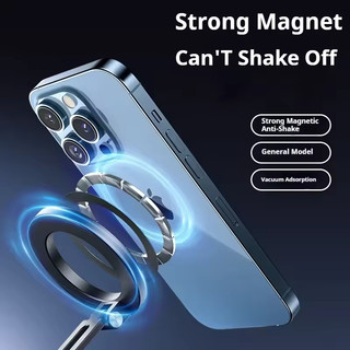 Giá đỡ điện thoại ô tô hấp phụ hút chân không từ tính X91 mới 360° Xoay Giá đỡ hút mạnh cho điện thoại di động Máy tính để bàn Phát trực tiếp