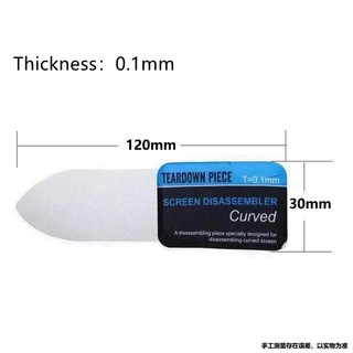 1-10 Chiếc Màn Hình LCD Cong Siêu Mỏng Spudger Mở Thẻ Pry Tháo Rời Thép Không Gỉ Kim Loại Dụng Cụ Sửa Chữa Điện Thoại Di Động